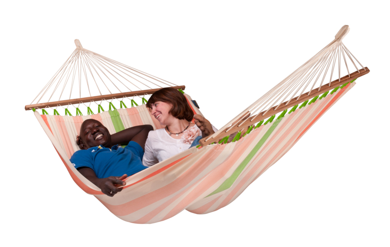 Colada Mango - Outdoor Doppelhngematte mit Stab - auf schlafnetze.de