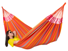 Brisa Toucan - Klassische Hängematte Kingsize Outdoor Gelb