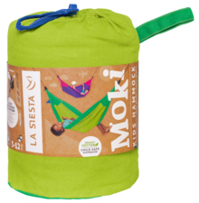 Moki Froggy - Kinder-Hängematte aus Bio-Baumwolle inkl. Befestigung Grün